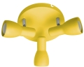 Lampa sufitowa plafon musztardowy regulowany 3xE14 PIXEL