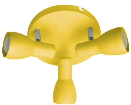 Lampa sufitowa plafon musztardowy regulowany 3xE14 PIXEL