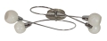 Lampa sufitowa plafon 4X40W E14 ANILS satyna