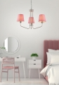 Żyrandol różowy lampa 3xE14 YOUNG