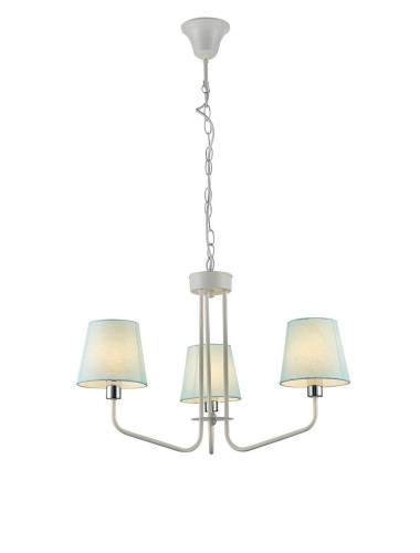 Żyrandol niebieski lampa 3xE14 YOUNG