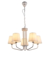 Żyrandol biały lampa 5xE14 YOUNG