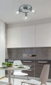 Lampa sufitowa spirala 3X40W E14 szary VOLK