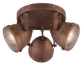 Lampa sufitowa FIN plafon GU10 rdzawy