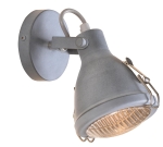 lampa ścienna kinkiet CERIDO E14 szary