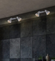 Lampa ścienna CERIDO listwa E14 szary