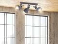 Lampa ścienna Listwa E14 szary CERIDO