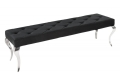 Komfortowa ławka w kolorze czarnym 172 cm, MOSUN