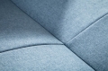 Komfortowa sofa w niebieskim kolorze o szerokości 215 cm, DENVER