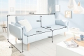 Komfortowa sofa w niebieskim kolorze o szerokości 215 cm, DENVER