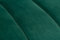 Sofa do salonu w kolorze zielonym z metalowymi nogami, NEBRES