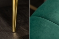 Sofa do salonu w kolorze zielonym z metalowymi nogami, NEBRES