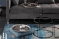 Stoliki zestaw w srebrnym kolorze z metalową ramą, ORIENTANA LOFT