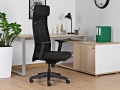Fotel ergonomiczny tapicerowany tkaniną materiałową, wybór kolorów ARTE MESH