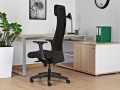 Fotel ergonomiczny tapicerowany tkaniną materiałową, wybór kolorów ARTE MESH