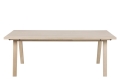 Naturalny stół VELLAS 200 cm z dębowym blatem
