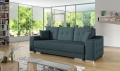 Sofa z funkcją spania i chromowanymi nóżkami, wybór kolorów, CAVO3