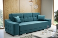 Sofa z funkcją spania i chromowanymi nóżkami, wybór kolorów, CAVO3