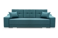Sofa z funkcją spania i chromowanymi nóżkami, wybór kolorów, CAVO3