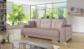 Sofa z funkcją spania i chromowanymi nóżkami, wybór kolorów, CAVO3