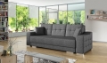Sofa z funkcją spania i chromowanymi nóżkami, wybór kolorów, CAVO3