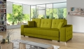 Sofa z funkcją spania i chromowanymi nóżkami, wybór kolorów, CAVO3