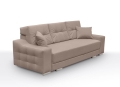 Sofa z funkcją spania i chromowanymi nóżkami, wybór kolorów, CAVO3