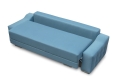 Sofa z funkcją spania i chromowanymi nóżkami, wybór kolorów, CAVO3