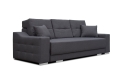 Sofa z funkcją spania i chromowanymi nóżkami, wybór kolorów, CAVO3