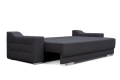 Sofa z funkcją spania i chromowanymi nóżkami, wybór kolorów, CAVO3