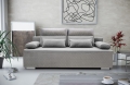 Sofa z funkcją spania i chromowanymi nóżkami, wybór kolorów, GERT1