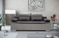 Sofa z funkcją spania i chromowanymi nóżkami, wybór kolorów, GERT1
