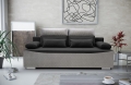 Sofa z funkcją spania i chromowanymi nóżkami, wybór kolorów, GERT1