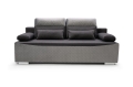 Sofa z funkcją spania i chromowanymi nóżkami, wybór kolorów, GERT1