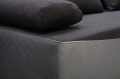 Sofa z funkcją spania i chromowanymi nóżkami, wybór kolorów, GERT1