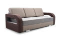 Sofa z funkcją spania z chromowanymi nóżkami, wybór kolorów, LENO