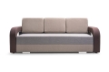 Sofa z funkcją spania z chromowanymi nóżkami, wybór kolorów, LENO