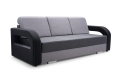 Sofa z funkcją spania z chromowanymi nóżkami, wybór kolorów, LENO