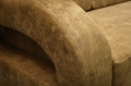 Sofa z funkcją spania z chromowanymi nóżkami, wybór kolorów, LENO