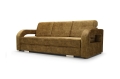 Sofa z funkcją spania z chromowanymi nóżkami, wybór kolorów, LENO