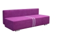 Sofa z funkcją spania z chromowanymi nóżkami, wybór kolorów, MANU