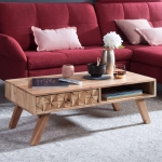  Oryginalna ława z litego drewna akacjowego 95 cm, RONA 