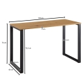 Drewniane biurko 120 cm w kolorze dębowym, JURI