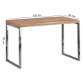Biurko 120 cm z litego drewna akacjowego, DEKO