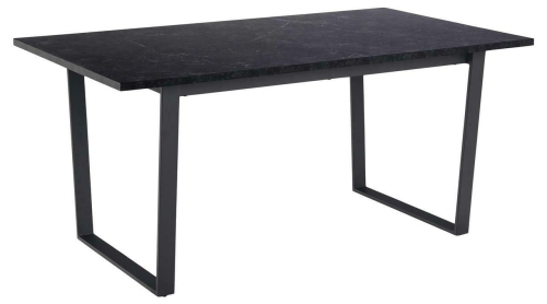Dębowy stół 200x100 cm metalowe czarne nogi, CANTRI LOFT