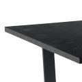 Dębowy stół 200x100 cm metalowe czarne nogi, CANTRI LOFT
