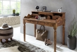 Klasyczne biurko 115 cm z litego drewna sheesham, KRIKI