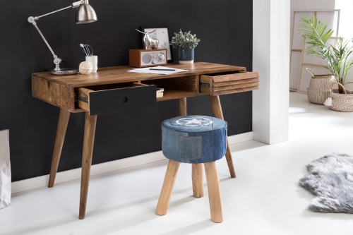 Biurko 117 cm z litego drewna sheesham, SISI