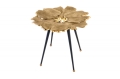 Stylowy stolik do salonu z metalu w kolorze złotym 55 cm, LAND GOLD