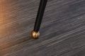 Stylowy stolik do salonu z metalu w kolorze złotym 95 cm, LAND GOLD